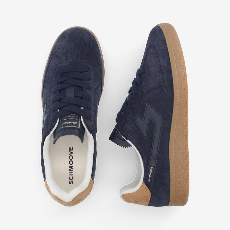 SHEFFIELD JOGGER M - SUEDE/NUBUCK - BLEU INDIGO/BISCUIT